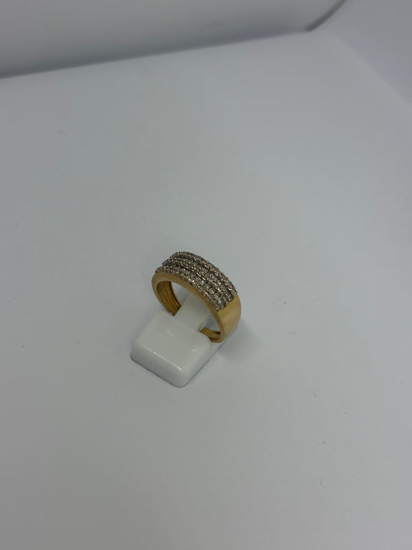 Bague en Or Jaune 18K - Taile 55 - 5.40 Grs