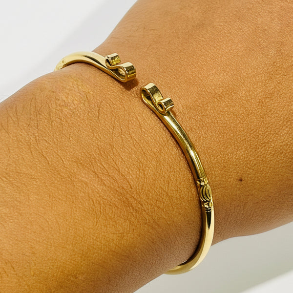 Bracelet Jonc Or Jaune 18K - 20.13 Grs