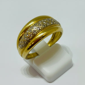 Bague en Or Jaune 18k - 3.40 G