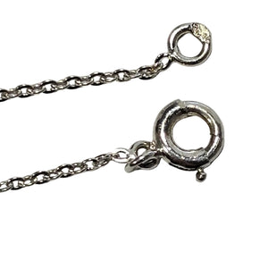Collier Princesse Forçat Or Blanc 750/1000