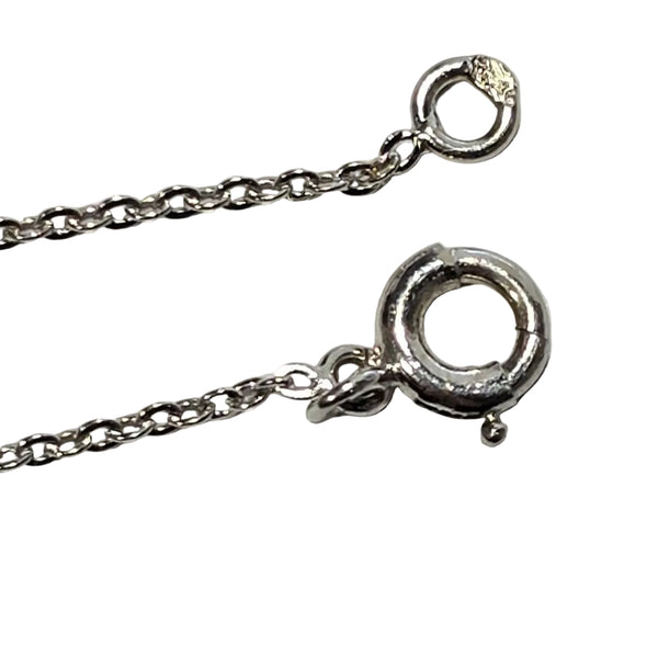 Collier Princesse Forçat Or Blanc 750/1000