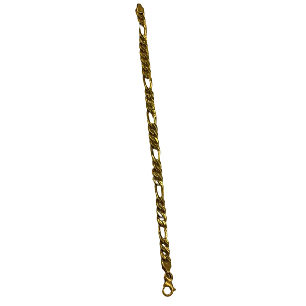 Bracelet Gourmette en Or Jaune 18K