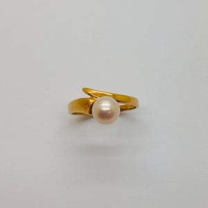 Bague en or jaune 18K Taille-51