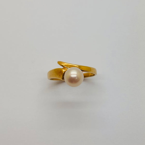 Bague en or jaune 18K Taille-51