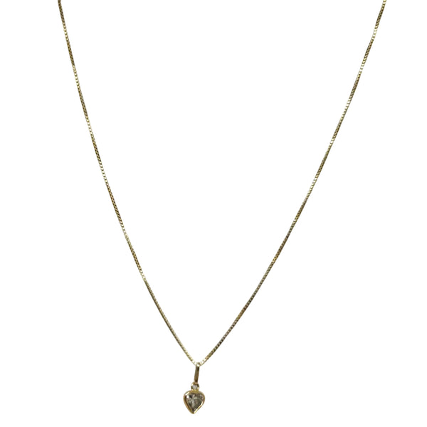 Collier Princesse en Or Jaune avec oxyde de zirconium
