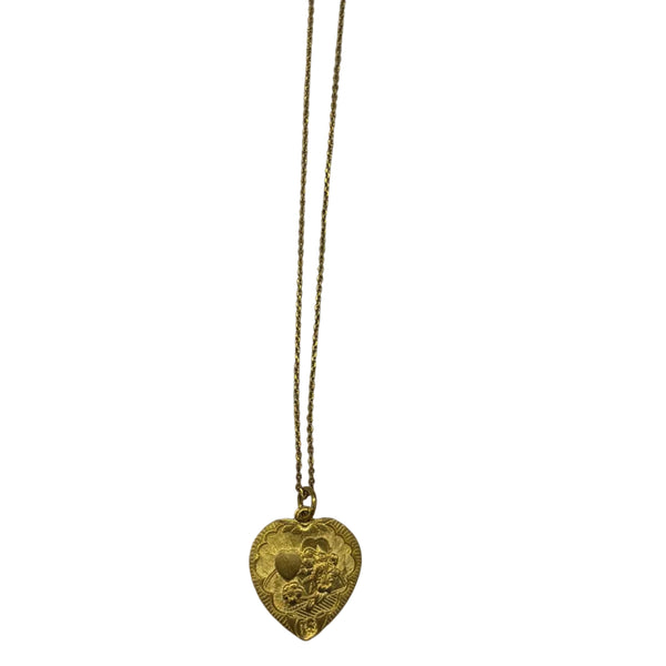 Collier Princesse en Or Jaune 24K