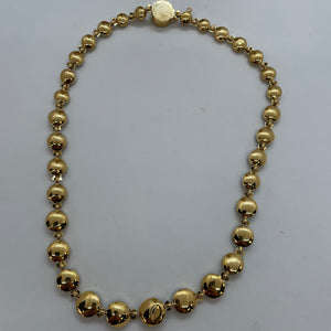 Collier en Or Jaune 18 Carats et Grenats – 40,4 Grs