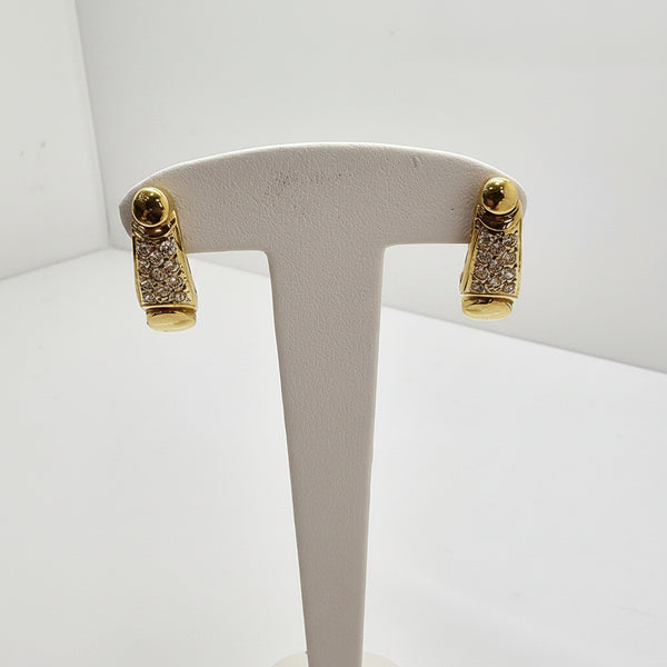 Boucles d'Oreilles Clip Or Jaune 18 K -  9.94 G