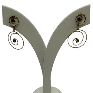 Boucles d'oreilles pendantes en Or jaune 18K - 1.48g