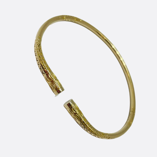 Jonc en Or Jaune 18k  - 19.98 G