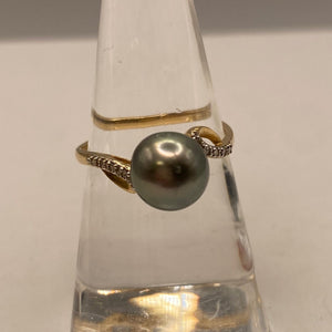 Bague en Or Jaune 18K - Taille 53 - 2.17g