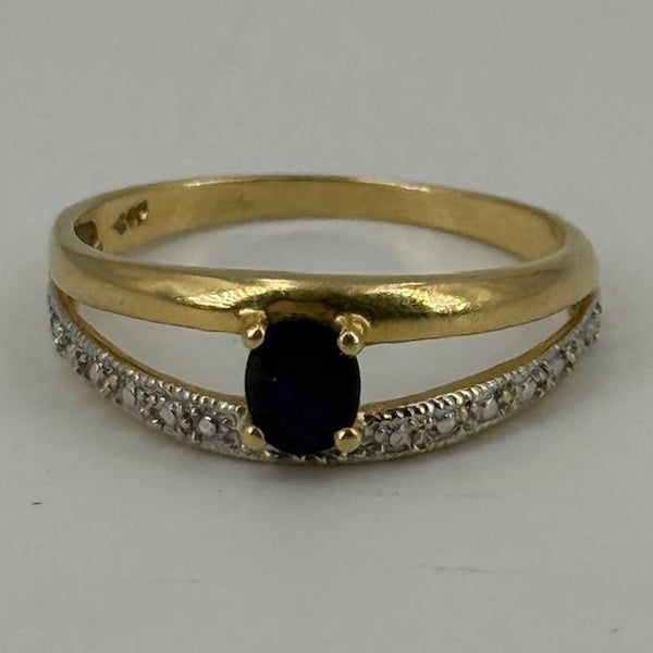 Bague en Or Jaune 18K Taille-56