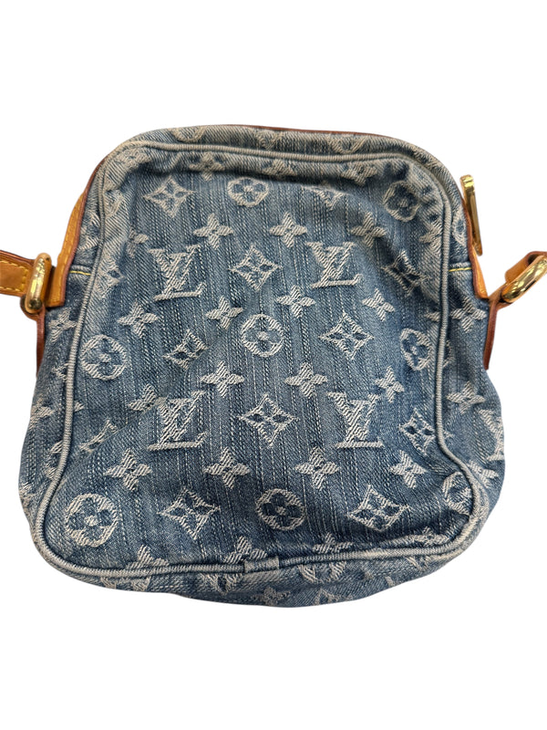 Sac à bandoulière Louis Vuitton Denim monogramme bleu édition limitée