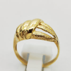 Bague en Or Jaune 18K - Taille 54 - 3.59g