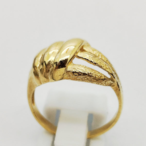 Bague en Or Jaune 18K - Taille 54 - 3.59g