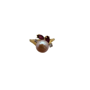 Bague en Or Jaune 18K - 3.78 Grs - Taille 57