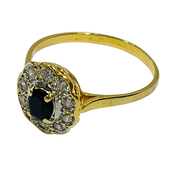 Bague Marguerite en Or 18 K - Taille 58 - 2.50 G
