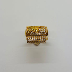 Bague en or jaune 18K Taille-59