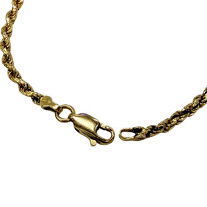 Bracelet Torsadé Or Jaune 18k - 19cm - 2.79gr