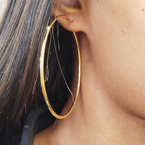 Créoles en Or Jaune 18K - 3.77G