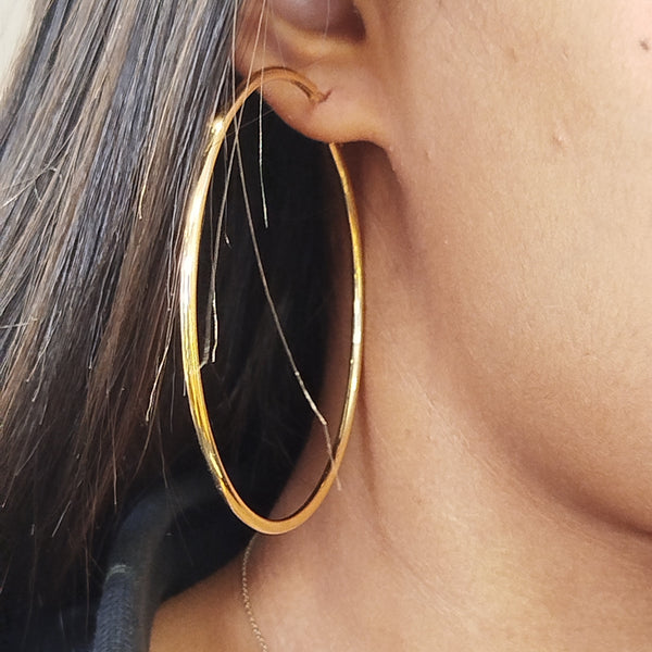 Créoles en Or Jaune 18K - 3.77G