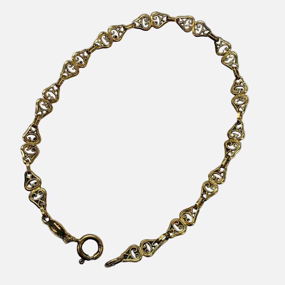 Bracelet Maille en Or Jaune 18K - 4.34g