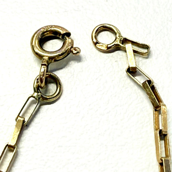 Bracelet Maille Forçat en Or Jaune 18k - 1.40Gr - 18cm