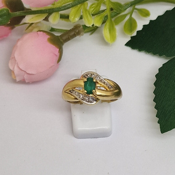 Bague en Or Jaune 18K Taille-57