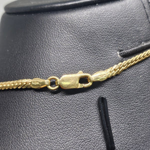 Collier en Or Jaune18 Carats Longueur - 44 cm