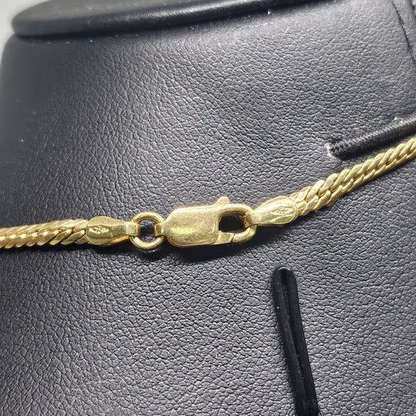 Collier en Or Jaune18 Carats Longueur - 44 cm