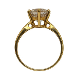 Bague Solitaire Or Jaune 750/1000 (18 Carats)