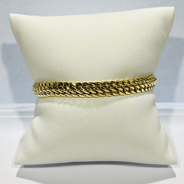 Bracelet Maillon en Or Jaune 18K