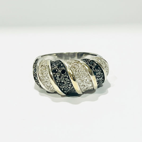 Bague en Or Blanc 18 K - Taille 54 - 10.02 G
