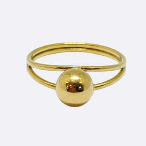 Solitaire en Or Jaune 18 k - 1.35 G