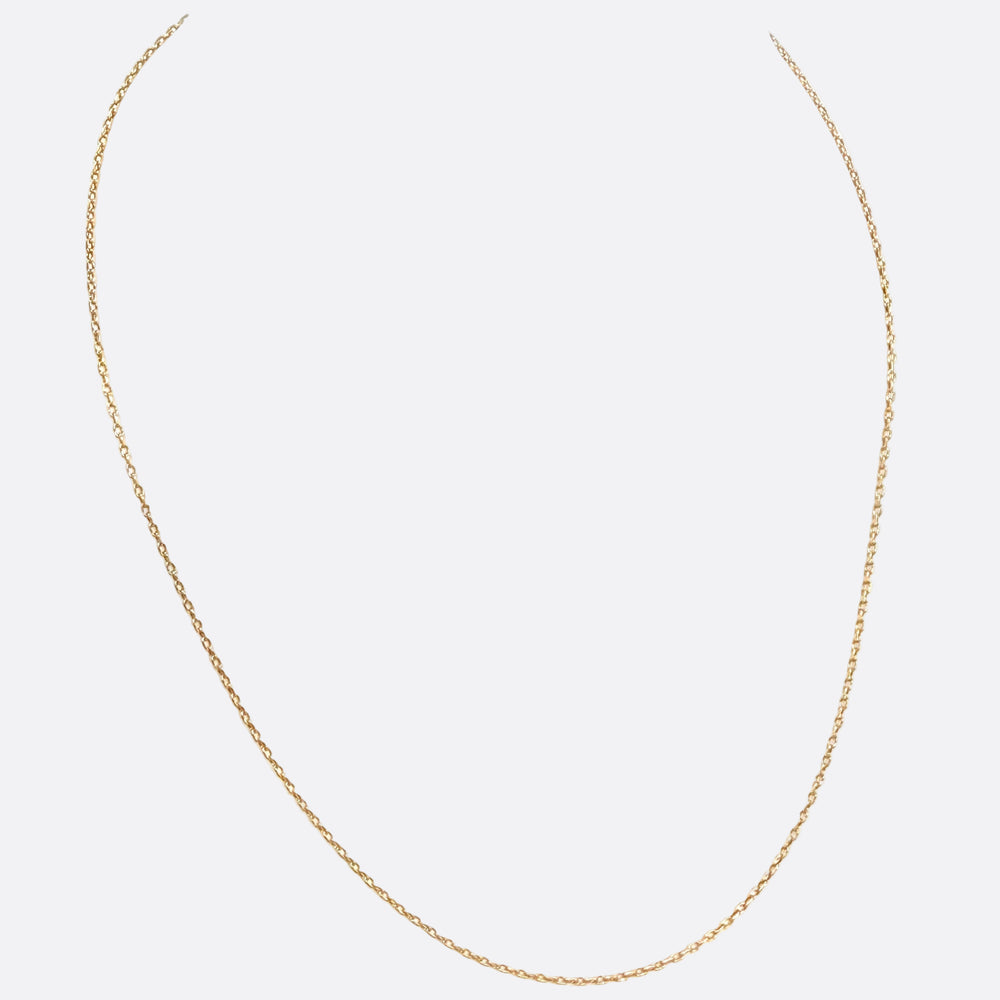Collier longue chaîne en Or 18K - 3.02g