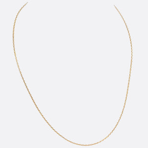 Collier longue chaîne en Or 18K - 3.02g