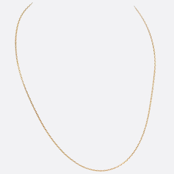 Collier longue chaîne en Or 18K - 3.02g