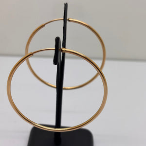 Boucles Créoles en Or Jaune 18 Carats