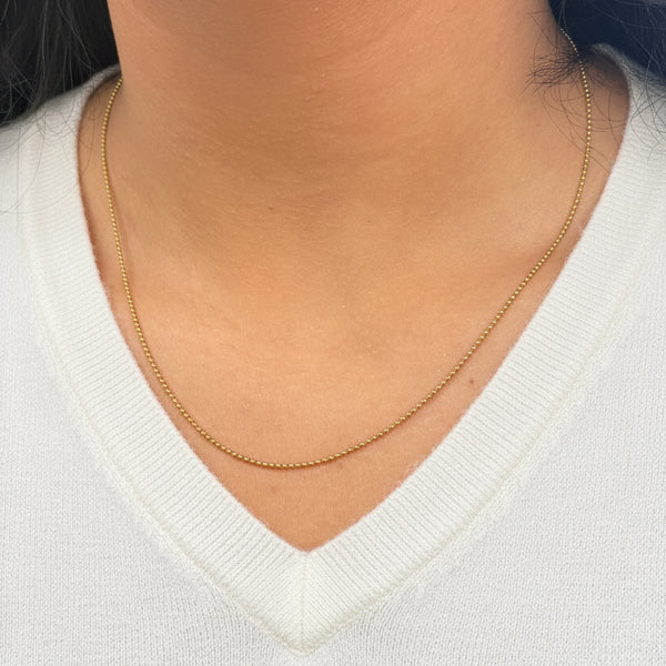 Collier Princesse en Or Jaune 18 K