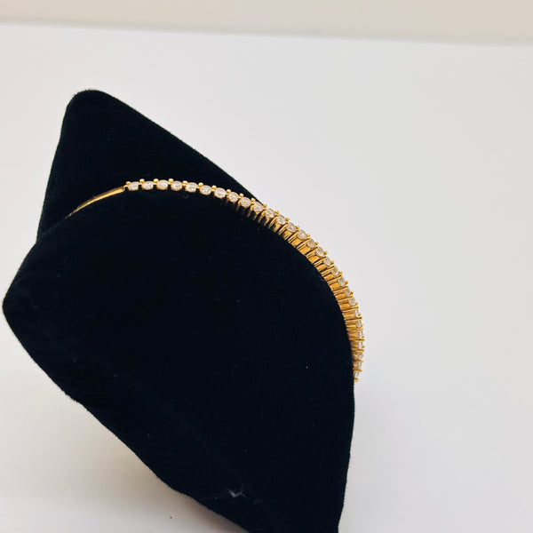 Bracelet Jonc en Or Jaune 18K 9.82 Grs