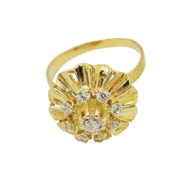 Bague Chou en Or Jaune 18k - 4.01 G