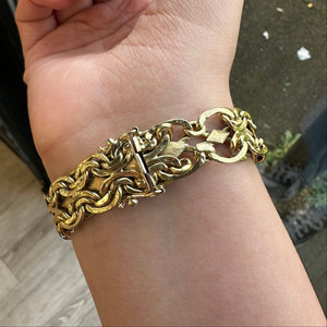 Bracelet Gourmette en Or Jaune 18K - 19.84G