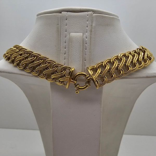 Collier chaîne américaine en or jaune 18K - 19.12 G