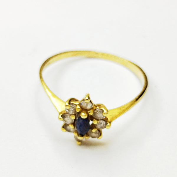 Bague en Or Jaune 18K Taille-58