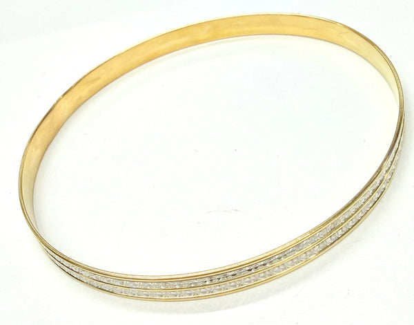 Bracelet Jonc en Or jaune 18K - 11.27G
