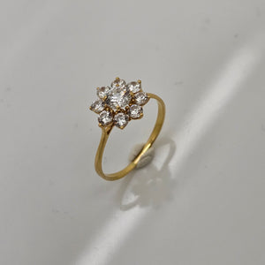 Bagues en Or jaune 18K - 2.26G - Taille 57