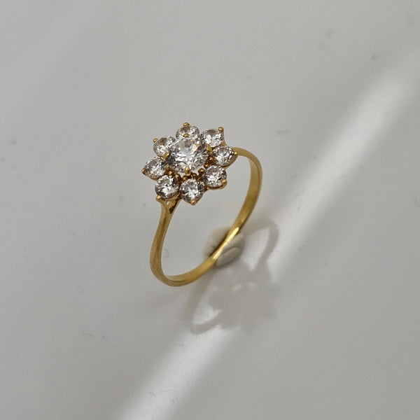 Bagues en Or jaune 18K - 2.26G - Taille 57