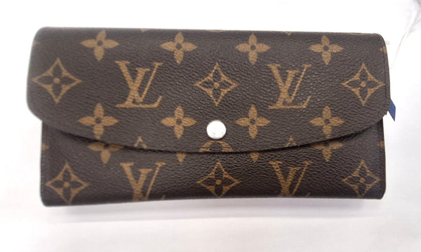 Portefeuille Louis Vuitton Modèle Emilie en Toile Monogram Marron