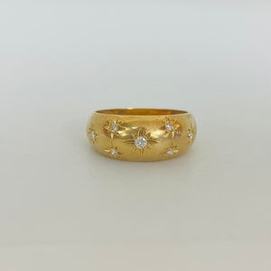 Jonc en or jaune 18K Taille-52