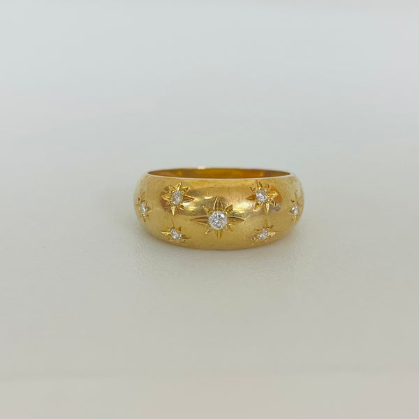 Jonc en or jaune 18K Taille-52